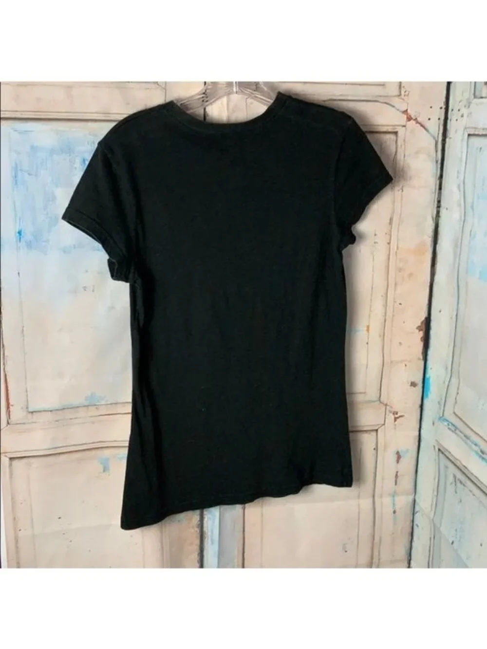 The Wonderland Of Disney Tinker Bell Black Graphic T-Shirt Girls Large (11/13) C